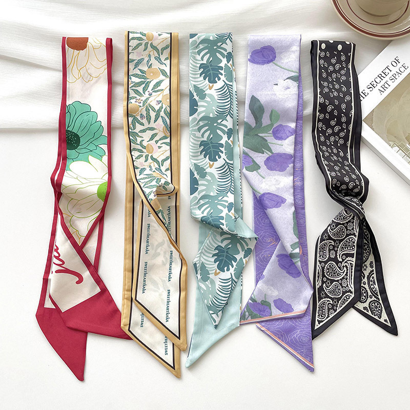 Ascot Neck Scarf - Neue Luxus Marke Modell Kleine Silk