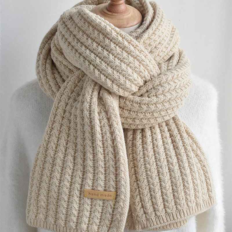 Dicker Zopfmuster-warmer Kasch – Muffler Men Wool Bewertung und Preis