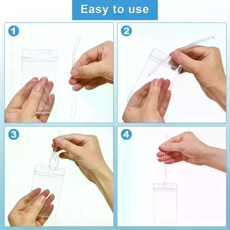 10 Stück transparente Ausweish – Lanyard Badge Holder Bewertung und Preis