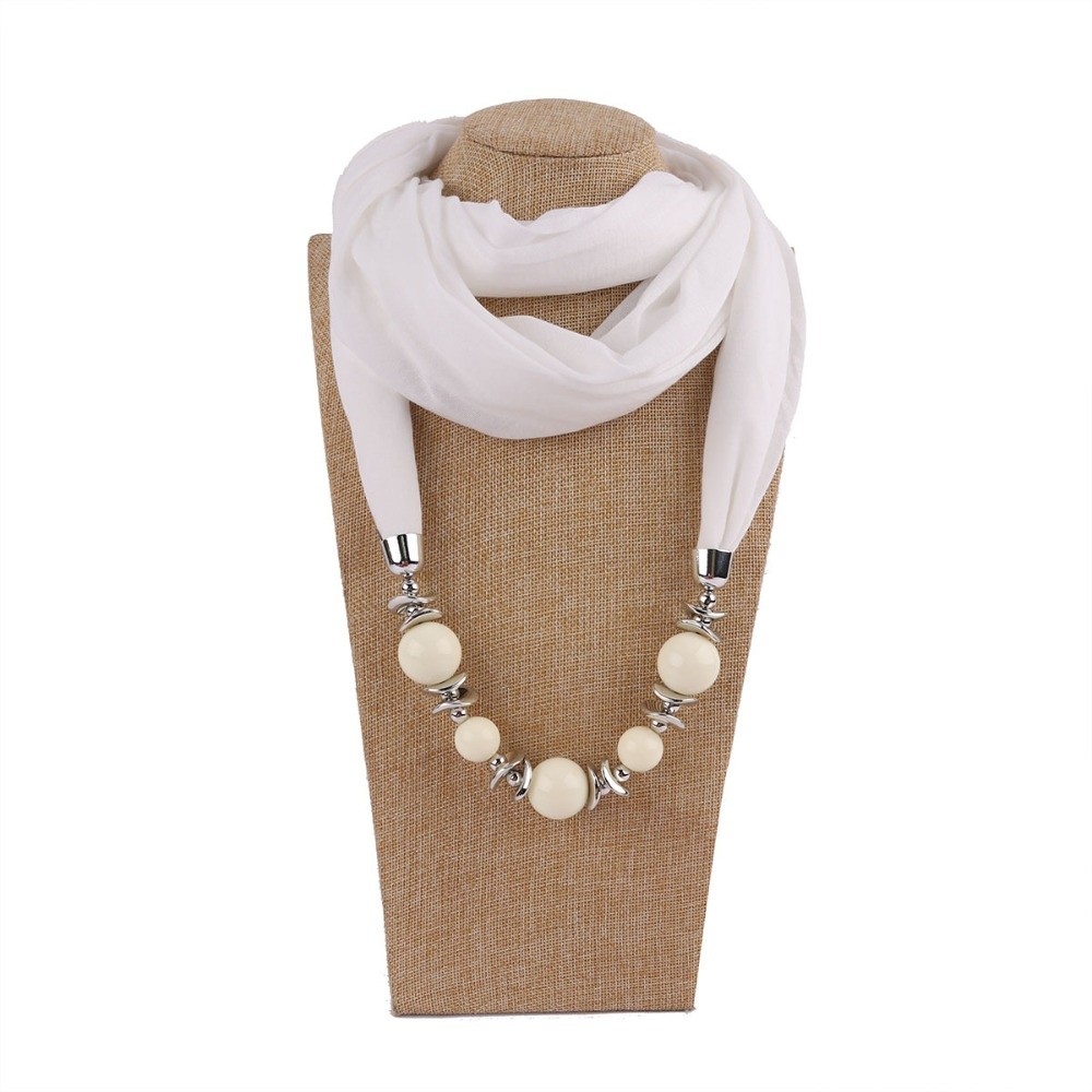 Neuer Chiffon-Schal mit Perlen – Infinity Scarf Knit Bewertung und Preis