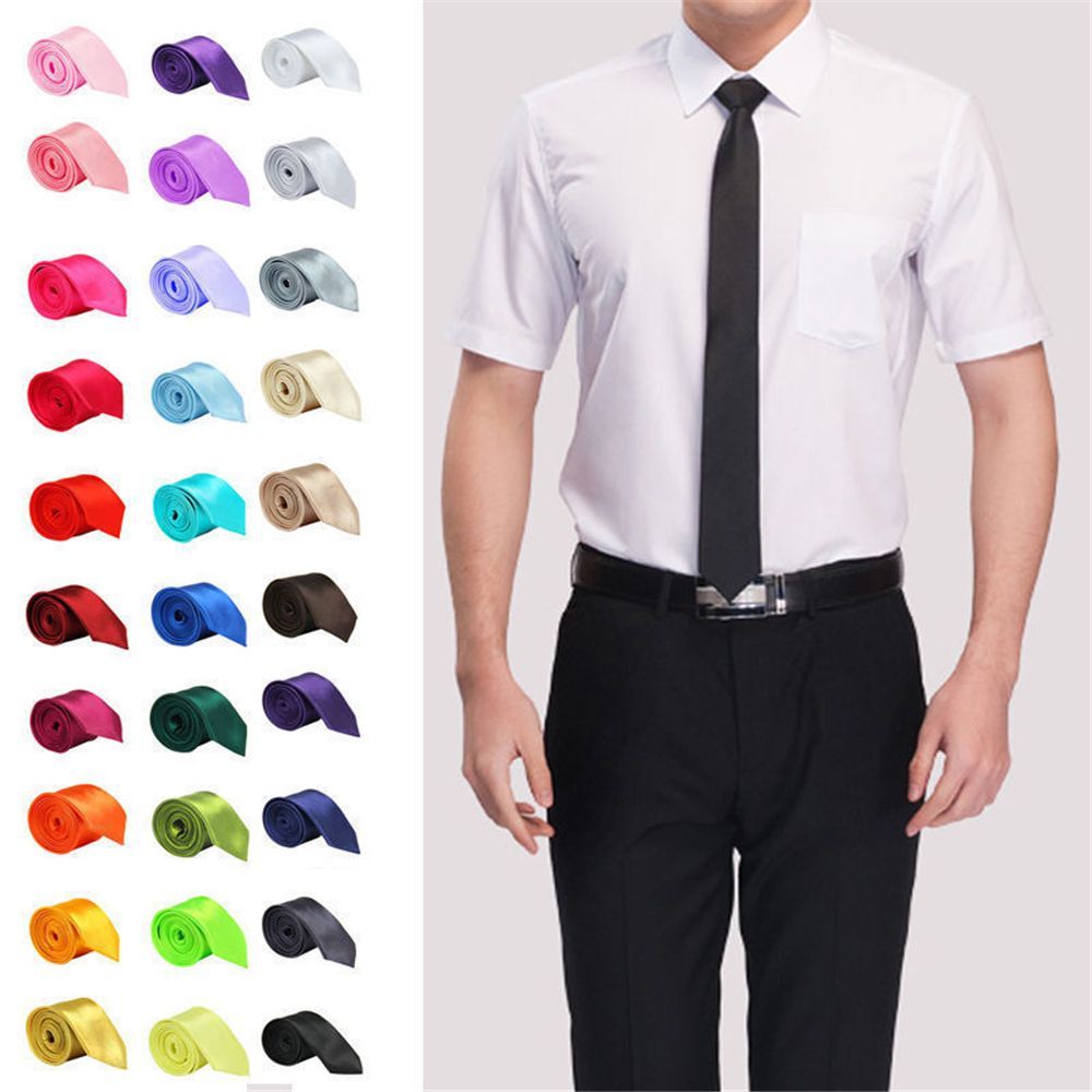 Schmale, einfarbige Krawatte a – Skinny Tie Men Bewertung und Preis