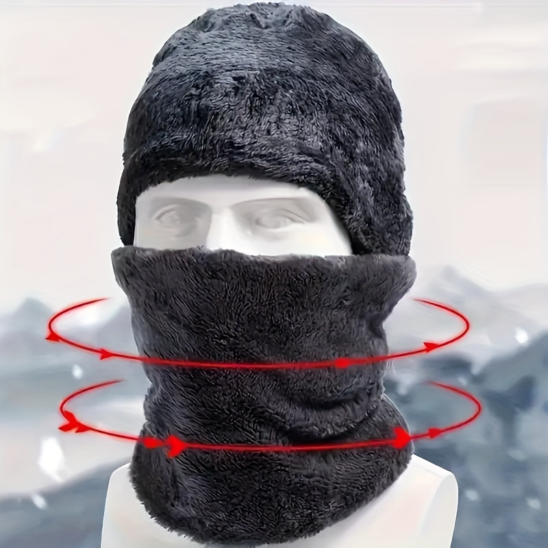 Herren-Wintermütze, Outdoor-Wi – Muffler Men Wool Bewertung und Preis