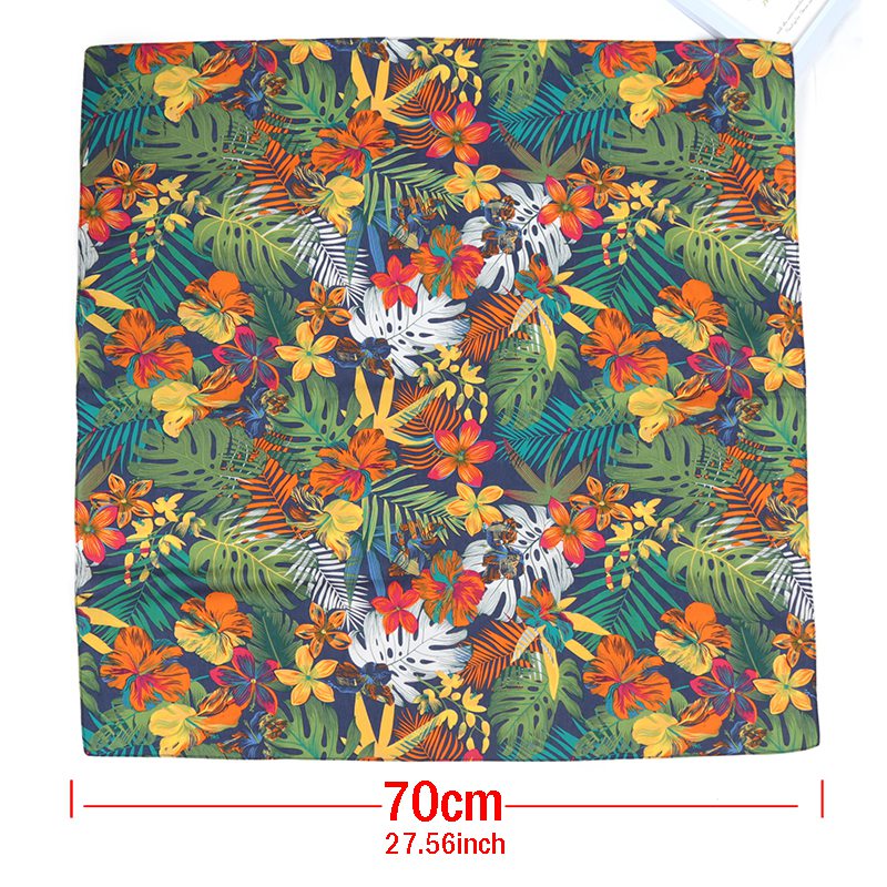 70cm Bandana mit Blätter- und  – Bandana Cotton Bewertung und Preis